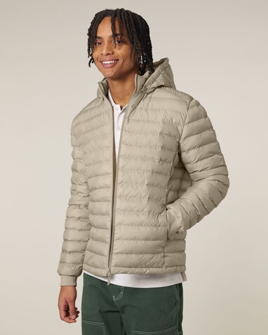 Stanley Voyager - Wattierte Herren Steppjacke - Desert Dust - XXL bedrucken, Art.-Nr. STJM837C0282X