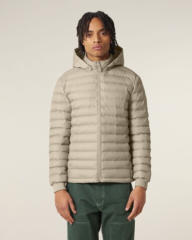 Stanley Voyager - Wattierte Herren Steppjacke - Desert Dust - L bedrucken, Art.-Nr. STJM837C0281L