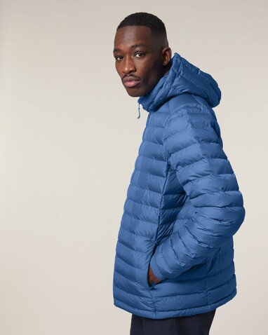 Stanley Voyager - Wattierte Herren Steppjacke - Mindful Blue - XXL bedrucken, Art.-Nr. STJM837C7292X