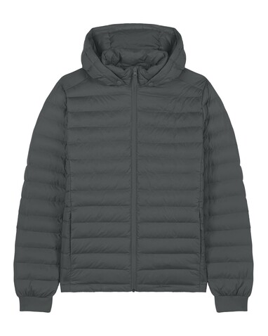 Stanley Voyager - Wattierte Herren Steppjacke - Anthracite - S bedrucken, Art.-Nr. STJM837C2531S