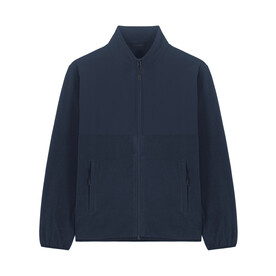Trekker - Unisex-Fleece-Jacke - French Navy - 3XL bedrucken, Art.-Nr. STJU242C7273X