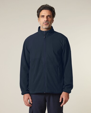 Trekker - Die Unisex-Fleecejacke - French Navy - XL bedrucken, Art.-Nr. STJU242C7271X