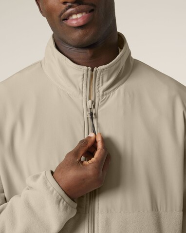 Trekker - Die Unisex-Fleecejacke - Desert Dust - XXL bedrucken, Art.-Nr. STJU242C0282X