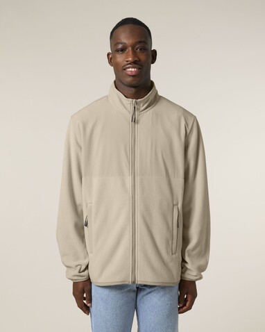 Trekker - Die Unisex-Fleecejacke - Desert Dust - M bedrucken, Art.-Nr. STJU242C0281M