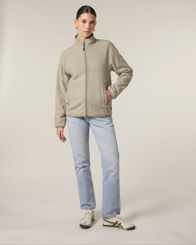 Trekker - Die Unisex-Fleecejacke - Desert Dust - XXL bedrucken, Art.-Nr. STJU242C0282X