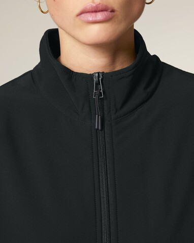 Trekker - Die Unisex-Fleecejacke - Black - M bedrucken, Art.-Nr. STJU242C0021M