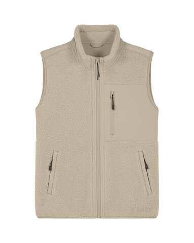 Liner - Die Unisex-Sherpaweste - Desert Dust - XL bedrucken, Art.-Nr. STJU249C0281X
