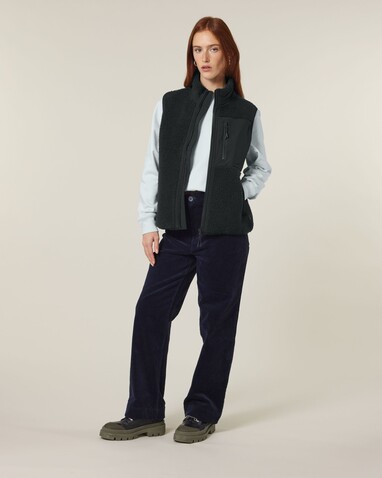 Liner - Die Unisex-Sherpaweste - Black - S bedrucken, Art.-Nr. STJU249C0021S