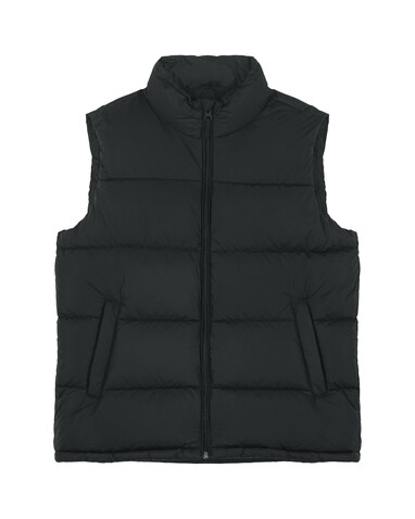 Puffer Gilet - Die Unisex-Steppweste - Black - L bedrucken, Art.-Nr. STJU250C0021L