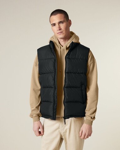 Puffer Gilet - Die Unisex-Steppweste - Black - XXL bedrucken, Art.-Nr. STJU250C0022X