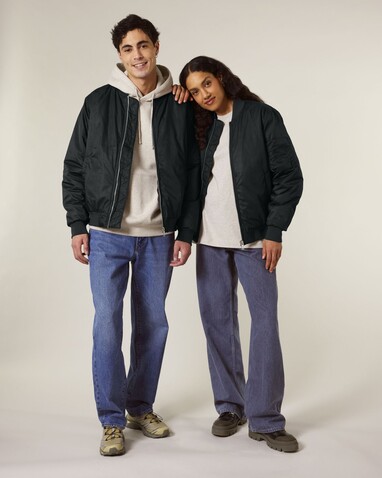 Bomber 2.0 - Die Unisex-Bomberjacke - Black - XXS bedrucken, Art.-Nr. STJU251C0022S