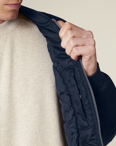 Bomber 2.0 - Die Unisex-Bomberjacke - French Navy - S bedrucken, Art.-Nr. STJU251C7271S