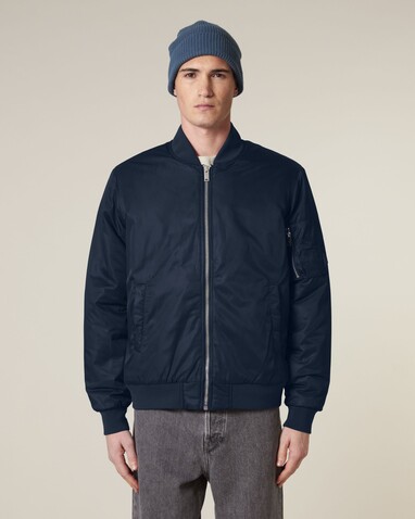 Bomber 2.0 - Die Unisex-Bomberjacke - French Navy - S bedrucken, Art.-Nr. STJU251C7271S