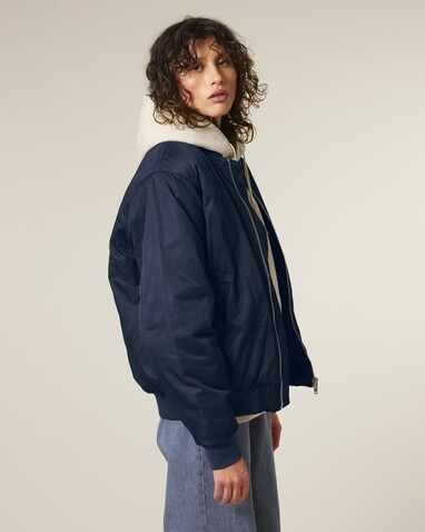 Bomber 2.0 - Die Unisex-Bomberjacke - French Navy - 3XL bedrucken, Art.-Nr. STJU251C7273X