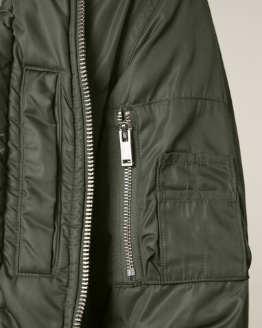 Bomber 2.0 - Die Unisex-Bomberjacke - Khaki - XS bedrucken, Art.-Nr. STJU251C223XS