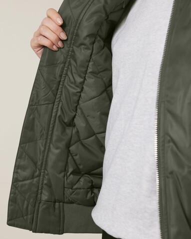 Bomber 2.0 - Die Unisex-Bomberjacke - Khaki - XS bedrucken, Art.-Nr. STJU251C223XS
