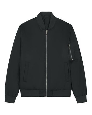Bomber 2.0 - Die Unisex-Bomberjacke - Black - M bedrucken, Art.-Nr. STJU251C0021M