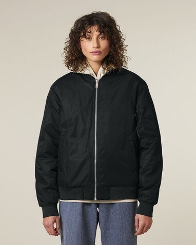 Bomber 2.0 - Black - S bedrucken, Art.-Nr. STJU251C0021S