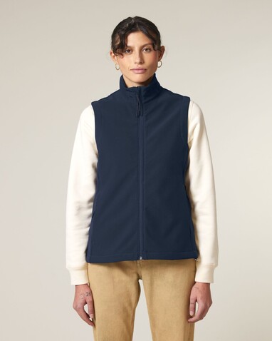 Stella Trail Blazer - Damen ärmellose Softshell-Jacke - French Navy - XXL bedrucken, Art.-Nr. STJW236C7272X