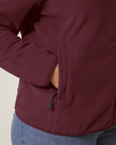 Stella Guider - Die Damen-Fleecejacke - Burgundy - M bedrucken, Art.-Nr. STJW239C2441M