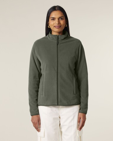Stella Guider - Die Damen-Fleecejacke - Khaki - M bedrucken, Art.-Nr. STJW239C2231M