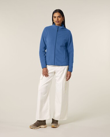 Stella Guider - Die Damen-Fleecejacke - Mindful Blue - L bedrucken, Art.-Nr. STJW239C7291L