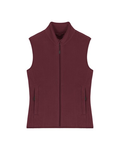 Stella Quester - Die Damen-Fleeceweste - Burgundy - L bedrucken, Art.-Nr. STJW241C2441L