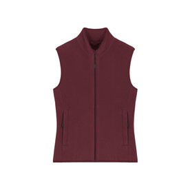 Stella Quester - Damen ärmellose Fleece-Jacke - Burgundy - XXL bedrucken, Art.-Nr. STJW241C2442X