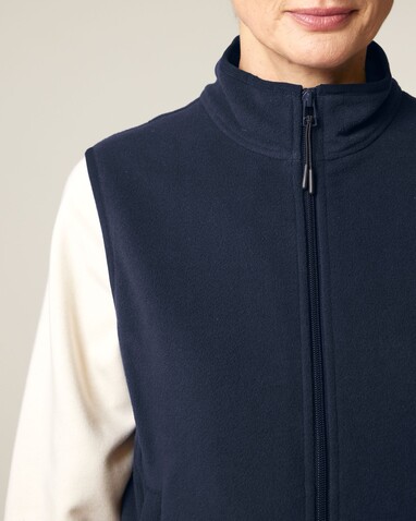 Stella Quester - Die Damen-Fleeceweste - French Navy - XXL bedrucken, Art.-Nr. STJW241C7272X