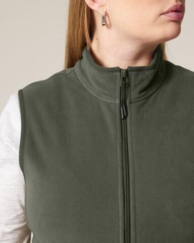 Stella Quester - Die Damen-Fleeceweste - Khaki - XL bedrucken, Art.-Nr. STJW241C2231X Stella Quester - Die Damen-Fleeceweste - Khaki - XL bedrucken, Art.-Nr. STJW241C2231X