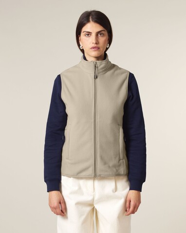 Stella Quester - Die Damen-Fleeceweste - Desert Dust - XXL bedrucken, Art.-Nr. STJW241C0282X