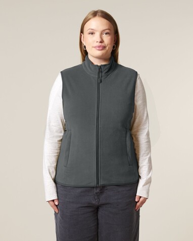 Stella Quester - Die Damen-Fleeceweste - Anthracite - L bedrucken, Art.-Nr. STJW241C2531L Stella Quester - Die Damen-Fleeceweste - Anthracite - L bedrucken, Art.-Nr. STJW241C2531L