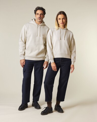 Cruiser 2.0 - Der Iconic Unisex-Hoodie - Heather Haze - M bedrucken, Art.-Nr. STSU177C7311M