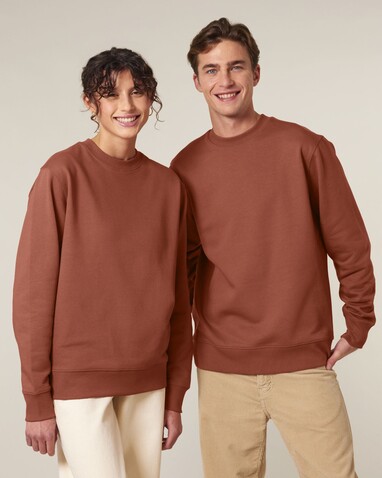 Changer 2.0 - Das Iconic Rundhals-Unisex-Sweatshirt - Heritage Brown - S bedrucken, Art.-Nr. STSU178C7301S