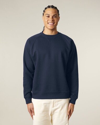 Knoxer - Unisex-Relaxed-Raglan-Sweatshirt - French Navy - 3XL bedrucken, Art.-Nr. STSU201C7273X