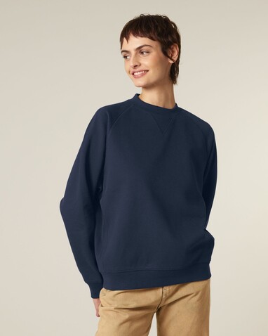 Knoxer - Unisex-Relaxed-Raglan-Sweatshirt - French Navy - 3XL bedrucken, Art.-Nr. STSU201C7273X