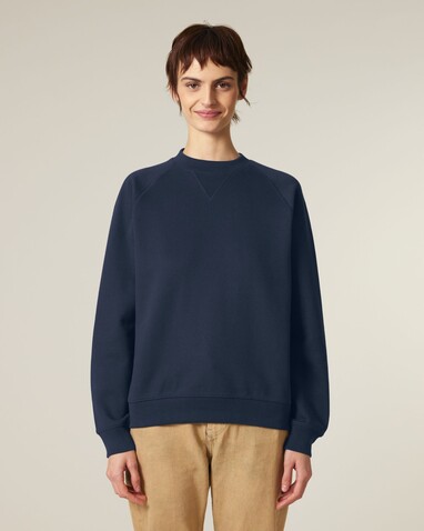 Knoxer - Unisex-Relaxed-Raglan-Sweatshirt - French Navy - 3XL bedrucken, Art.-Nr. STSU201C7273X