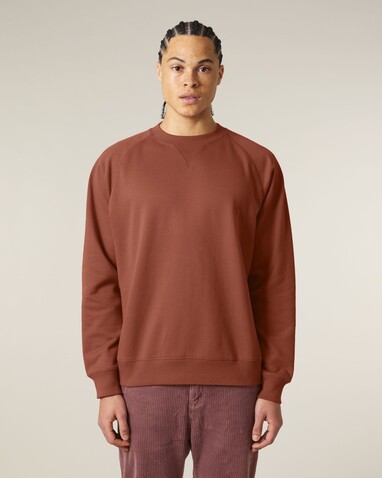 Knoxer - Das Relaxed Raglan-Rundhals-Unisex-Sweatshirt - Heritage Brown - M bedrucken, Art.-Nr. STSU201C7301M