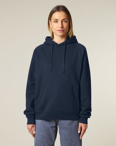 Striker - Der Relaxed Raglan-Unisex-Hoodie - French Navy - S bedrucken, Art.-Nr. STSU202C7271S