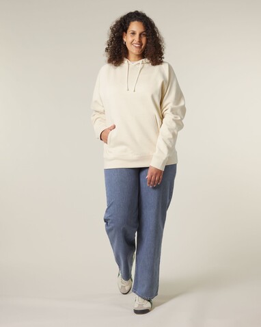 Striker - Der Relaxed Raglan-Unisex-Hoodie - Natural Raw - L bedrucken, Art.-Nr. STSU202C0541L