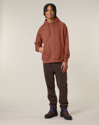 Striker - Der Relaxed Raglan-Unisex-Hoodie - Heritage Brown - S bedrucken, Art.-Nr. STSU202C7301S