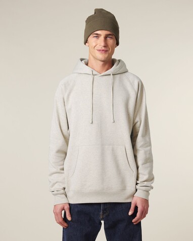Striker - Der Relaxed Raglan-Unisex-Hoodie - Heather Haze - XS bedrucken, Art.-Nr. STSU202C731XS
