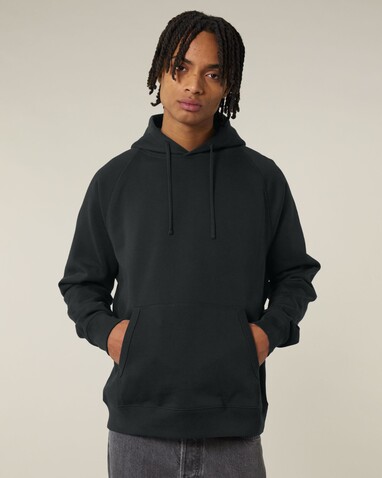 Striker - Der Relaxed Raglan-Unisex-Hoodie - Black - 3XL bedrucken, Art.-Nr. STSU202C0023X