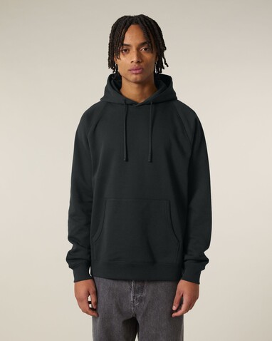 Striker - Der Relaxed Raglan-Unisex-Hoodie - Black - XS bedrucken, Art.-Nr. STSU202C002XS