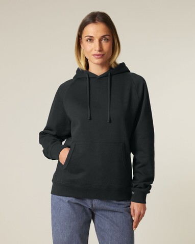 Striker - Der Relaxed Raglan-Unisex-Hoodie - Black - XS bedrucken, Art.-Nr. STSU202C002XS