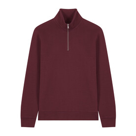 Trucker 2.0 - Unisex-Quarter-Zip-Sweatshirt - Burgundy - 5XL bedrucken, Art.-Nr. STSU204C2445X