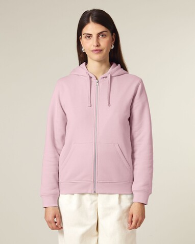 Mixer - Iconic Mid-Light Unisex-Zip-Thru-Hoodie-Sweatshirt - Cotton Pink - 3XL bedrucken, Art.-Nr. STSU205C0053X