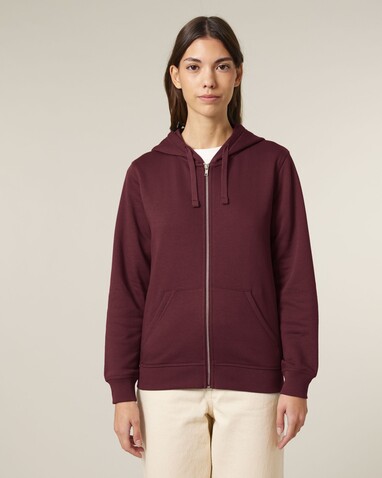 Mixer - Der Unisex-Zip-Hoodie - Burgundy - M bedrucken, Art.-Nr. STSU205C2441M Mixer - Der Unisex-Zip-Hoodie - Burgundy - M bedrucken, Art.-Nr. STSU205C2441M