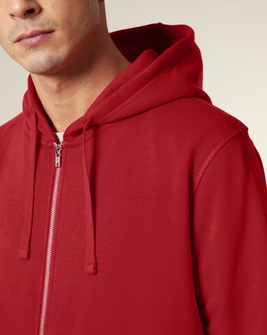 Mixer - Der Unisex-Zip-Hoodie - Red - XS bedrucken, Art.-Nr. STSU205C004XS