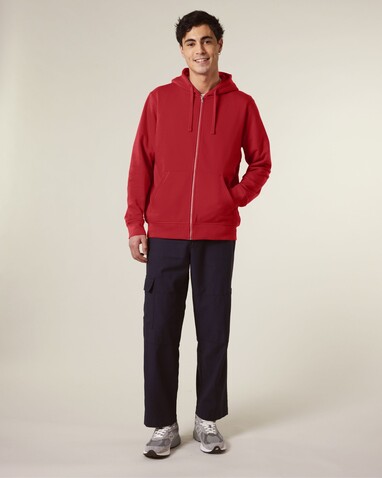 Mixer - Der Unisex-Zip-Hoodie - Red - L bedrucken, Art.-Nr. STSU205C0041L